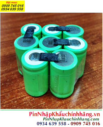 Pin sạc NiMh 9.6v-SC2000mAh, Pin máy khoan Y Khoa 9.6v-SC2000mAh /Nhận thay pin